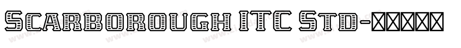 Scarborough ITC Std字体转换
